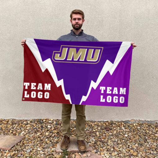 Dukes vs Custom Team House Divided Flag, Custom Spirit Flag Dukes vs Custom Team House Divided Flag, Custom Spirit Flag