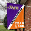 Dukes vs Custom Team House Divided Flag, Custom Split Flag 1 Dukes vs Custom Team House Divided Flag, Custom Split Flag