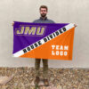 Dukes vs Custom Team House Divided Flag, Custom Split Flag 2 Dukes vs Custom Team House Divided Flag, Custom Split Flag