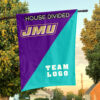 Dukes vs Custom Team House Divided Flag, Custom Team Flag