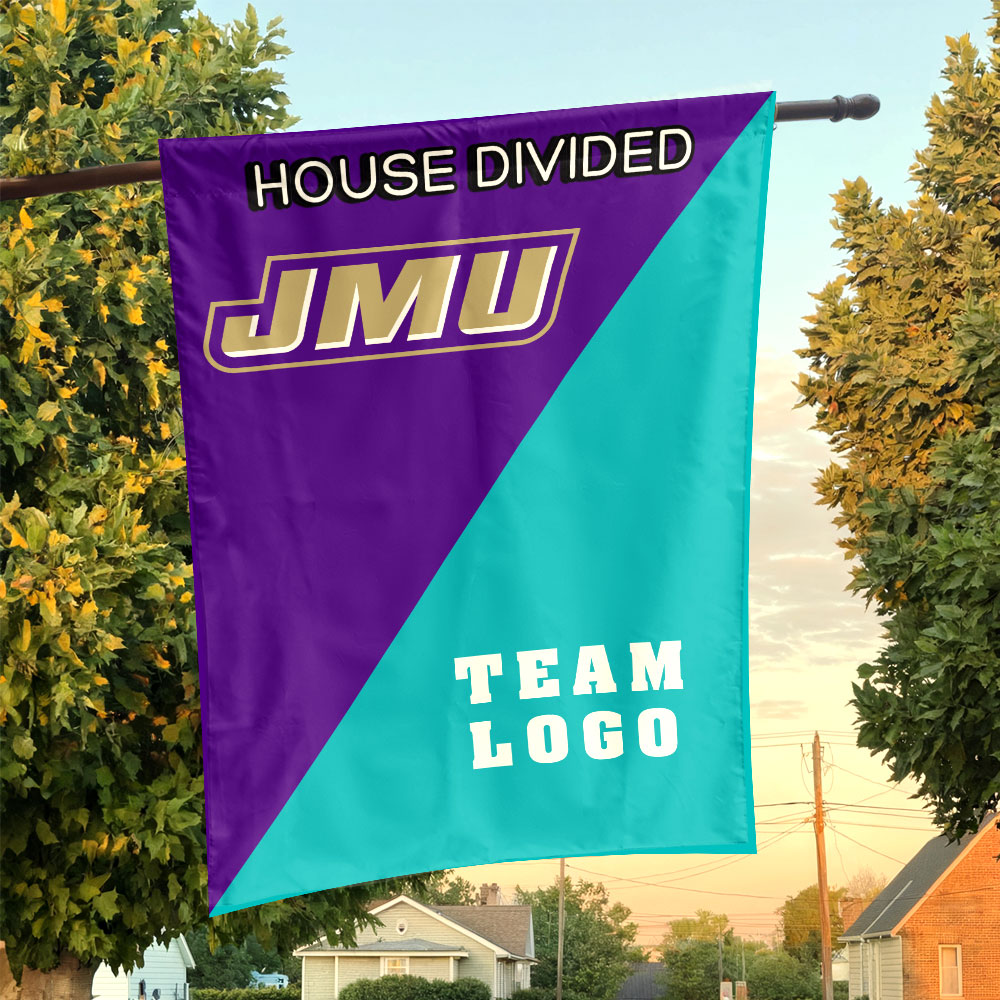 Dukes vs Custom Team House Divided Flag, Custom Team Flag Dukes vs Custom Team House Divided Flag, Custom Team Flag