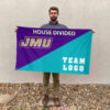 Dukes vs Custom Team House Divided Flag, Custom Team Flag 2 Dukes vs Custom Team House Divided Flag, Custom Team Flag
