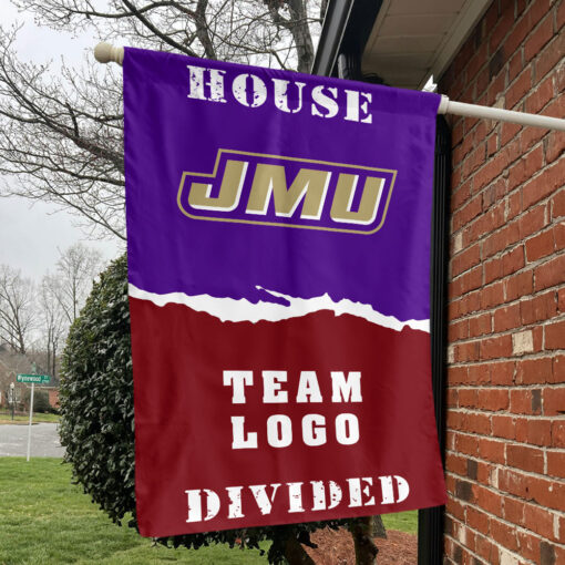 Dukes vs Custom Team House Divided Flag, NCAA House Flag Dukes vs Custom Team House Divided Flag, NCAA House Flag