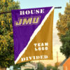 Dukes vs Custom Team House Divided Flag, NCAA Rivalry Flag