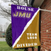 Dukes vs Custom Team House Divided Flag, NCAA Rivalry Flag 1 Dukes vs Custom Team House Divided Flag, NCAA Rivalry Flag