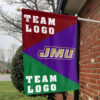 Dukes vs Custom Team House Divided Flag, NCAA Spirit Flag 1 Dukes vs Custom Team House Divided Flag, NCAA Spirit Flag