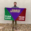 Dukes vs Custom Team House Divided Flag, NCAA Spirit Flag 2 Dukes vs Custom Team House Divided Flag, NCAA Spirit Flag