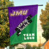 Dukes vs Custom Team House Divided Flag, NCAA Team Flag