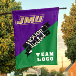 Dukes vs Custom Team House Divided Flag, NCAA Team Flag