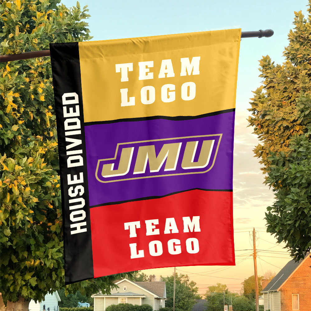 Dukes vs Custom Team House Divided Flag, NCAA Two Team Flag Dukes vs Custom Team House Divided Flag, NCAA Two Team Flag