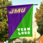 Dukes vs Custom Team House Divided Flag, Personalized College Flag