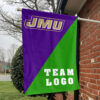 Dukes vs Custom Team House Divided Flag, Personalized College Flag