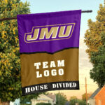 Dukes vs Custom Team House Divided Flag, Personalized House Flag
