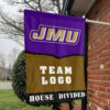 Dukes vs Custom Team House Divided Flag, Personalized House Flag 1 Dukes vs Custom Team House Divided Flag, Personalized House Flag