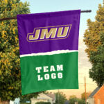 Dukes vs Custom Team House Divided Flag, Personalized NCAA Flag