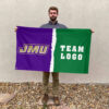 Dukes vs Custom Team House Divided Flag, Personalized NCAA Flag 2 Dukes vs Custom Team House Divided Flag, Personalized NCAA Flag