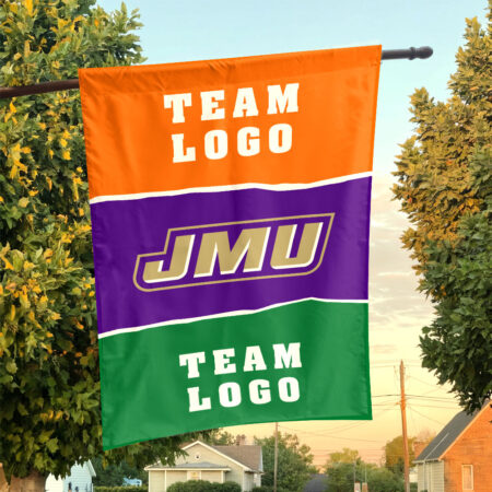 Dukes vs Custom Team House Divided Flag, Personalized Spirit Flag