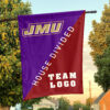 Dukes vs Custom Team House Divided Flag, Personalized Split Flag