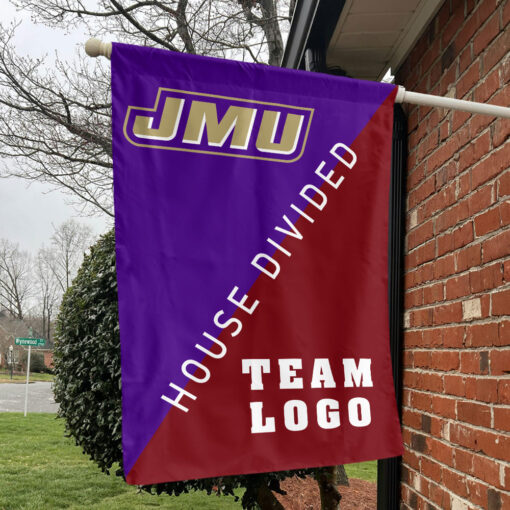 Dukes vs Custom Team House Divided Flag, Personalized Split Flag Dukes vs Custom Team House Divided Flag, Personalized Split Flag
