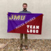 Dukes vs Custom Team House Divided Flag, Personalized Split Flag 2 Dukes vs Custom Team House Divided Flag, Personalized Split Flag