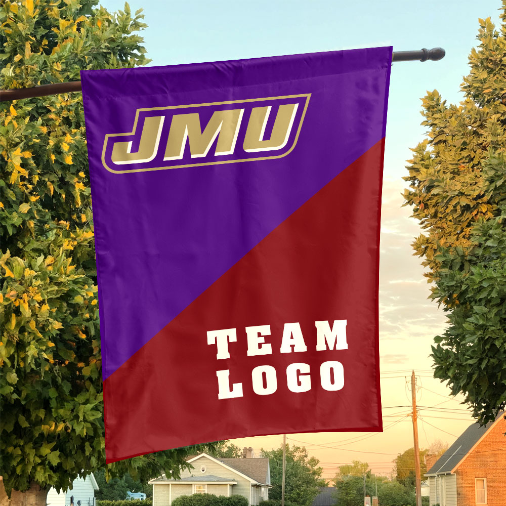 Dukes vs Custom Team House Divided Flag, Personalized Team Flag Dukes vs Custom Team House Divided Flag, Personalized Team Flag