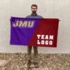 Dukes vs Custom Team House Divided Flag, Personalized Team Flag 2 Dukes vs Custom Team House Divided Flag, Personalized Team Flag