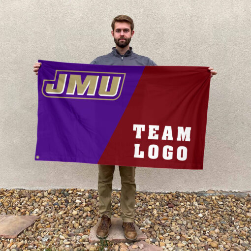 Dukes vs Custom Team House Divided Flag, Personalized Team Flag Dukes vs Custom Team House Divided Flag, Personalized Team Flag