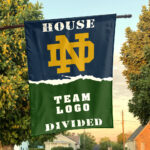 Fighting Irish vs Custom Team House Divided Flag, Custom House Flag