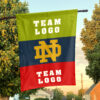 Fighting Irish vs Custom Team House Divided Flag, Custom Two Team Flag