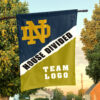Fighting Irish vs Custom Team House Divided Flag, NCAA Split Flag