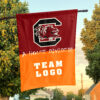 Gamecocks vs Custom Team House Divided Flag, Custom House Flag
