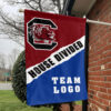 Gamecocks vs Custom Team House Divided Flag, Custom Rivalry Flag 1 Gamecocks vs Custom Team House Divided Flag, Custom Rivalry Flag