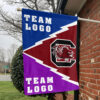 Gamecocks vs Custom Team House Divided Flag, Custom Spirit Flag 1 Gamecocks vs Custom Team House Divided Flag, Custom Spirit Flag