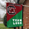 Gamecocks vs Custom Team House Divided Flag, NCAA Custom Flag 1 Gamecocks vs Custom Team House Divided Flag, NCAA Custom Flag