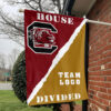 Gamecocks vs Custom Team House Divided Flag, NCAA Rivalry Flag 1 Gamecocks vs Custom Team House Divided Flag, NCAA Rivalry Flag
