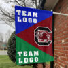 Gamecocks vs Custom Team House Divided Flag, NCAA Spirit Flag 1 Gamecocks vs Custom Team House Divided Flag, NCAA Spirit Flag