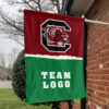Gamecocks vs Custom Team House Divided Flag, Personalized NCAA Flag 1 Gamecocks vs Custom Team House Divided Flag, Personalized NCAA Flag