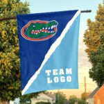 Gators vs Custom Team House Divided Flag, Custom College Flag