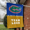 Gators vs Custom Team House Divided Flag, Custom House Flag 1 Gators vs Custom Team House Divided Flag, Custom House Flag