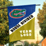 Gators vs Custom Team House Divided Flag, Custom Rivalry Flag