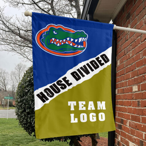 Gators vs Custom Team House Divided Flag, Custom Rivalry Flag Gators vs Custom Team House Divided Flag, Custom Rivalry Flag