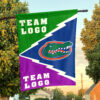 Gators vs Custom Team House Divided Flag, Custom Spirit Flag