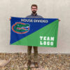 Gators vs Custom Team House Divided Flag, Custom Team Flag 2 Gators vs Custom Team House Divided Flag, Custom Team Flag