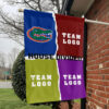 Gators vs Custom Team House Divided Flag, NCAA College Rivalry Flag 1 Gators vs Custom Team House Divided Flag, NCAA College Rivalry Flag
