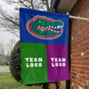 Gators vs Custom Team House Divided Flag, NCAA Game Day Flag 1 Gators vs Custom Team House Divided Flag, NCAA Game Day Flag