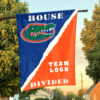 Gators vs Custom Team House Divided Flag, NCAA Rivalry Flag