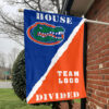 Gators vs Custom Team House Divided Flag, NCAA Rivalry Flag 1 Gators vs Custom Team House Divided Flag, NCAA Rivalry Flag