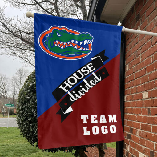 Gators vs Custom Team House Divided Flag, NCAA Team Flag Gators vs Custom Team House Divided Flag, NCAA Team Flag