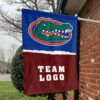 Gators vs Custom Team House Divided Flag, Personalized NCAA Flag 1 Gators vs Custom Team House Divided Flag, Personalized NCAA Flag