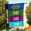 Gators vs Custom Team House Divided Flag, Personalized Rival Flag